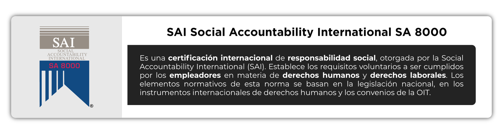 SAI Social Accountability International SA 8000